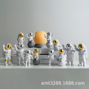 Đồ Trang Trí Bàn Làm Việc Phong Cách Bắc Âu Trò Chơi Đồ Chơi Mô Hình Người Phi Hành Gia Trang Trí Nhà Quà Tặng Sinh Nhật