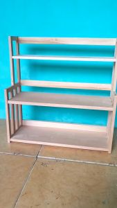 UKURAN BESAR Rak bumbu dapur serbaguna susun 3