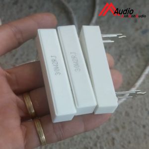 điện trở sứ chân dẹp đài loan 30w 20w 15w nhiều thông số