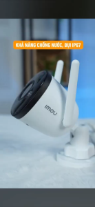 Camera wifi imou ngoài trời F32P 3M 2k rất nét chính hãng