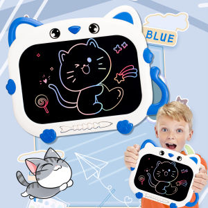 10Inch Cat LCD Drawing Board Writing Tablet Digit Magic Blackboard Art Painting Tool Kids Toys Brain Game Birthday Childs Gift