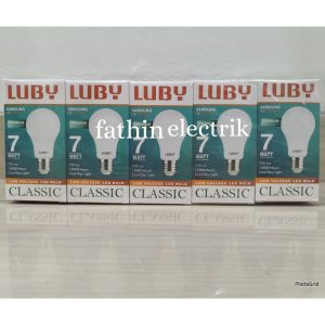 BOHLAM LED LUBY CLASSIC CAHAYA PUTIH PAKET 10 PCS 7 WATT