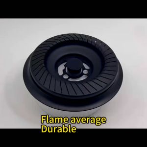 4pcs/set Steel Gas Stove Fire Cover Windproof Energy Saver Cover Embedded Gas Stove Accessories