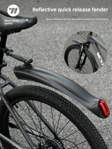 West Biking | Night Riding Safe Reflective Mudguard For Mountain Bike