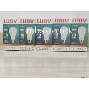 BOHLAM LED / LAMPU LED LUBY  CLASIC PUTIH PAKET 10 PCS