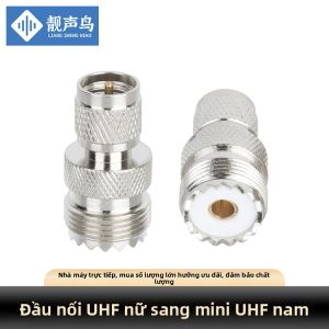 Mini UHF Chuyển Đổi Đầu UHF Walkie Talkie Mini M Đầu SL16 Kết Nối Chuyển Đổi Đầu Cắm Đầu