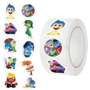 500pcs/roll Disney Movie Inside Out Stickers Cartoon Graffiti Decoration Skateboard Laptop Notebook Luggage Waterproof Decal Toy