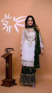 [PRE-ORDER] READYMADE KURTI WITH SHARARA SUITS {ETA:2025-12-31}