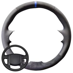 Customized Original Car Steering Wheel Cover For Land Rover Freelander 2 2007-2012 Using Suede And Artificial Leather Material