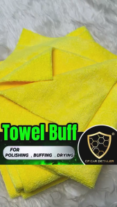 「CP CAR Detailer」Edgeless Microfiber Towel–Multipurpose Waxing Polishing Coating Removal Towel