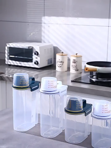 HOVELSHOP Toples Tuang Tempat Penyimpanan Sereal Oatmeal Kacang Makanan Snack Serbaguna Kedap Udara