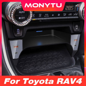 For Toyota RAV4 Xa50 2020-2025 USB Type-C Car Splitter Adapter Fast Charger Shunt Hub Docking Station Interior Accessories