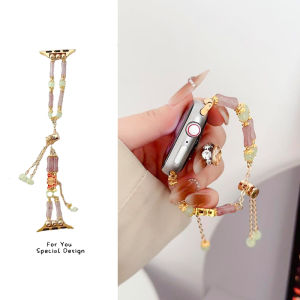 Women Wristband Adjustable iWatch Strap 41mm 40mm 38mm Casual Band Elastic Apple Watch Band 44mm 45mm 46mm 49mm 42mm