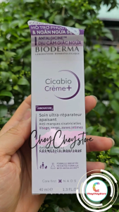 Kem Dưỡng Bioderma Cicabio Creme 40mL Hỗ Trợ Phục Hồi Da Tổn Thương (Nhập Khẩu)