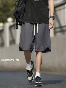 Ice Silk Casual Shorts Mens Summer New Loose Fitness Quick Dry Trendy Five-Point Basketball Pants Straight Leg Youth Fashion