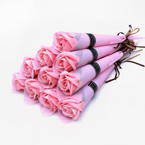 5/10Pcs Soap artificial Flower Carnation Rose Bouquet Valentines Day Decoration Home Room Decor Soap Flowers Teachers Day Gift