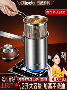 New Arrival 304 Stainless Steel Deep Frying Pan For Home Fuel-Efficient Fried Chicken Dedicated Bottle Tempura Commercial Multi-Functional Small Saucepan