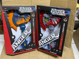 Power Weapons Anger Glory Warrior toys Action Figure Toy lights and Sounds Toy 3+