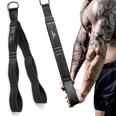 Tricep Rope Cable Attachment Handles Tricep Pull Down Rope for Push Downs CrunchesSame Material as Seat Belts