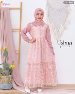 GAMIS PESTA USHNA LABELLA TERBARU CANTIK ANGGUN 5-10 TAHUN