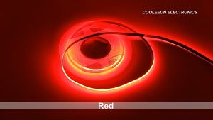 12V 24V High Brightness FOB COB LED Strip Lights 320 LEDs/M Flexible 8MM PCB Width RA90 Super Thin Neon Tape For Can Be Cut With 25MM Suitable Room Kitchen Cabinet Home Decoration