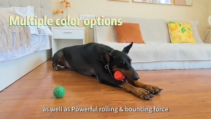 Auto-Roll & Jump Pet Ball Smart Interactive Pet Toy Ball Automatic Rolling Jumping Ball LED Light Rechargeable Dog Toy