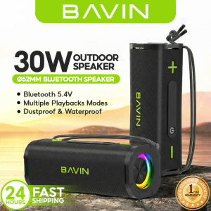 BAVIN BM35 30W Portable Wireless Bluetooth Speaker w/ 1800mAh Battery Lanyard Design & Deep Bass Sound