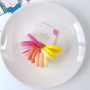 Childrens Hair Accessories Small Size Baby Towel Circle No Damage Hair Elastic Band Girls Colorful Hair Ties Head Ropes