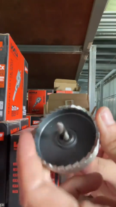 Bkk Tools โฮลซอเจาะเหล็ก ไฮสปีด HSS ชุดดอกโฮลซอ VAU ขนาด 16-55 mm. ดอกเจาะท่อ PVC อลูมิเนียม (1 Pcs)