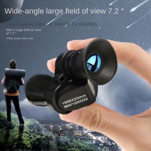 Portable high-definition monocular telescope with high magnification zoom hunting camping mountaineering outdoor fishing