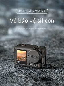 STARTRC DJI Action5Pro Osmo Action4/3 Camera Lens Silicone Cover Protective Case Dustproof Shockproof Anti-scratch Body Box Accessories