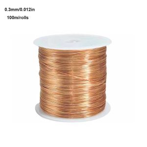 3 Colors Copper Electrical Wire 0.3-1.0mm 100g/m - Flexible Tarnish Resistant Conductive Wire for DIY Electronics & Craft 1roll