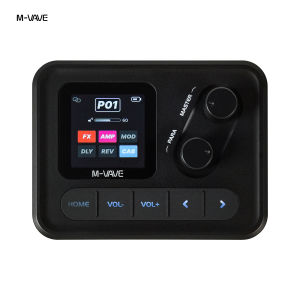 M-VAVE | M-VAVE Pocket AMP Guitar/Bass Multi Effects 6 Modules 80+ Built-in Presets LOOPBACK Recordable Bluetooth App Control