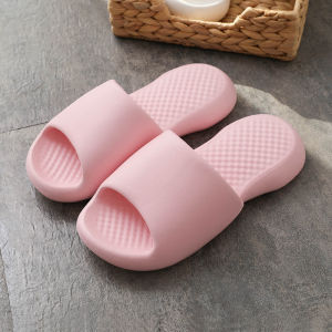 Japanese Style Thick Bottom Slippers Slip-Resistant Home Bathroom Summer Couples Indoor Soft EVA Anti-Slip Mens Womens Slippers