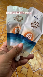BUY 1 TAKE 1 SKEENCARE TINTED SUNSCREEN CREAM SPF 50 PA+++ WHITENING MOISTURIZING HIGH PROTECTION