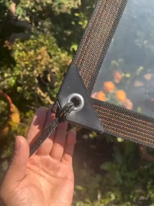 Versatile Waterproof Transparent Tarp with Seal - Perfect for Gardens Yards Chicken Coops Porch Awnings & Camping