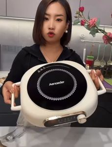 เตาไฟฟ้าอเนกประสงค์ ใช้หม้อได้ทุกประเภท เตาเซรามิค ปรับได้22ระดับ กำลังไฟ3500W ง่ายต่อการพกพา ปลอดภัยต่อสิ่งแวดล้อมไม่มีรังสีความถี่สูง