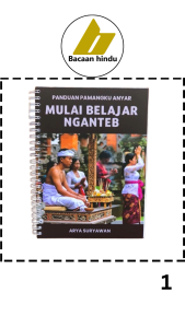 Buku Panduan Pemangku Anyar Mulai Belajar Nganteb Agama Hindu Arya Suryawan