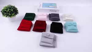 5pcs Jewelry Bag Velvet Purse Bag Buckle Bag Thickened and Delicate Velvet Ring Necklace Jewelry Storage Bag Earring Bag