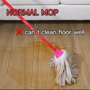 Twist Mop Alat Pel Lantai Putar Otomatis Daya Serap Tinggi Twist Mop Microfiber Lepas Pasang Kain Peras Putar Lap Pembersih