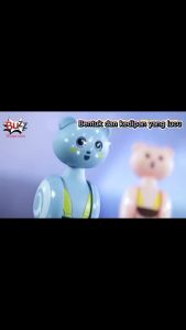 Mainan Bayi Rattle Kucing Teether Tumbler Roda Roly Poly Lampu Jerapah