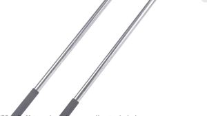 1.5m Fishing Net Pole for 8mm Inner Diameter Net Head Stainless Steel 5 Sections Telescoping Rod Extendable for Stream Pole Cage