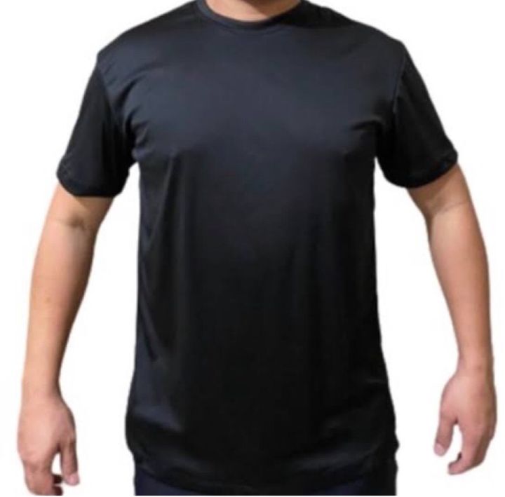 Dri-fit Black T-shirt/Unisex/Free Size Unisex Polyester T-Shirt