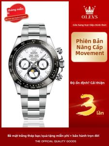 OLEVS | Đồng Hồ Đa Chức Năng Tự Động Chống Nước Cho Nam Có Đèn Đêm