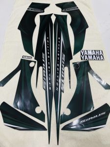 Bộ tem decal dán xe máy Yamaha Sirius bản to màu xanh rêu zin thái siêu đẹp