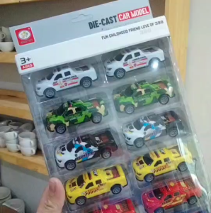 โมเดลรถ ชุด 12 คัน โมเดลรถเหล็ก รถโมเดลของเล่น ของเล่นเสริมพัฒนาการ