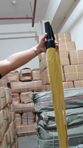 BH 27inches Square Handle Golf Umbrella with Same Color ribs inside