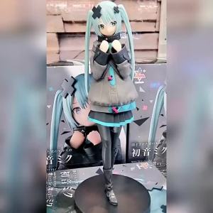 Bandai | In Stock New Hatsune Miku Closed Windows Version 20Cm Action Figure Pvc Statue Model Collectible Desktop Decor Ornaments Toys
