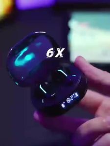Lenovo | TG101 Wireless Earbuds Bluetooth 5.3 4 ENC Noise Canceling Mic 40H LED Display Charging Case IP7 Waterproof In-Ear Earbuds.