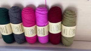 1Pc 100g 50% Wool Yarn hand knitting 50% acrylic Crochet Yarn Knit sweater Cardigan Blanket line hat shawl thread 115m 4527inch